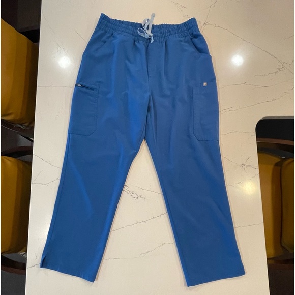 Figs Other Figs Royal Blue High Waisted Skinny Scrub Pants Poshmark